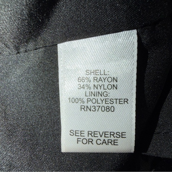 Caché Black Floral Velvet Mock Neck Top Size XS - Picture 7 of 7